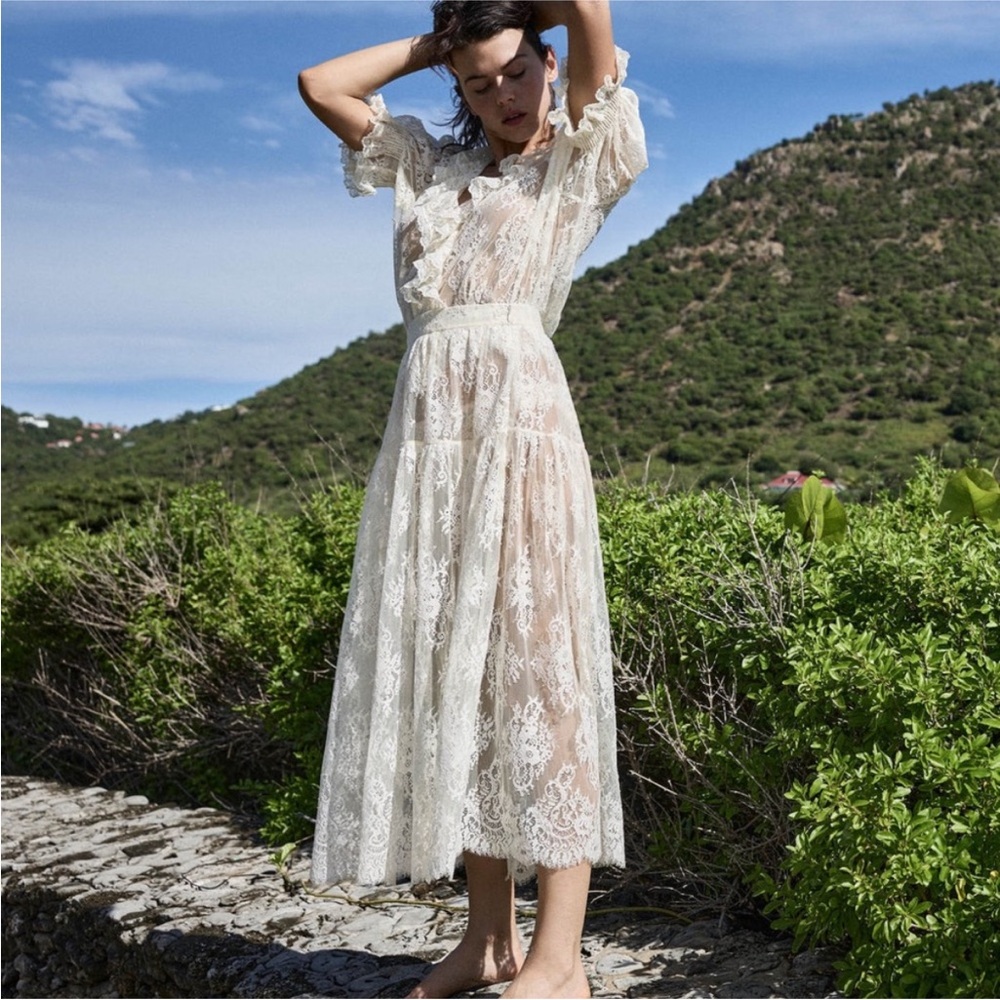 Doen Sebastiane Skirt in Sea Salt